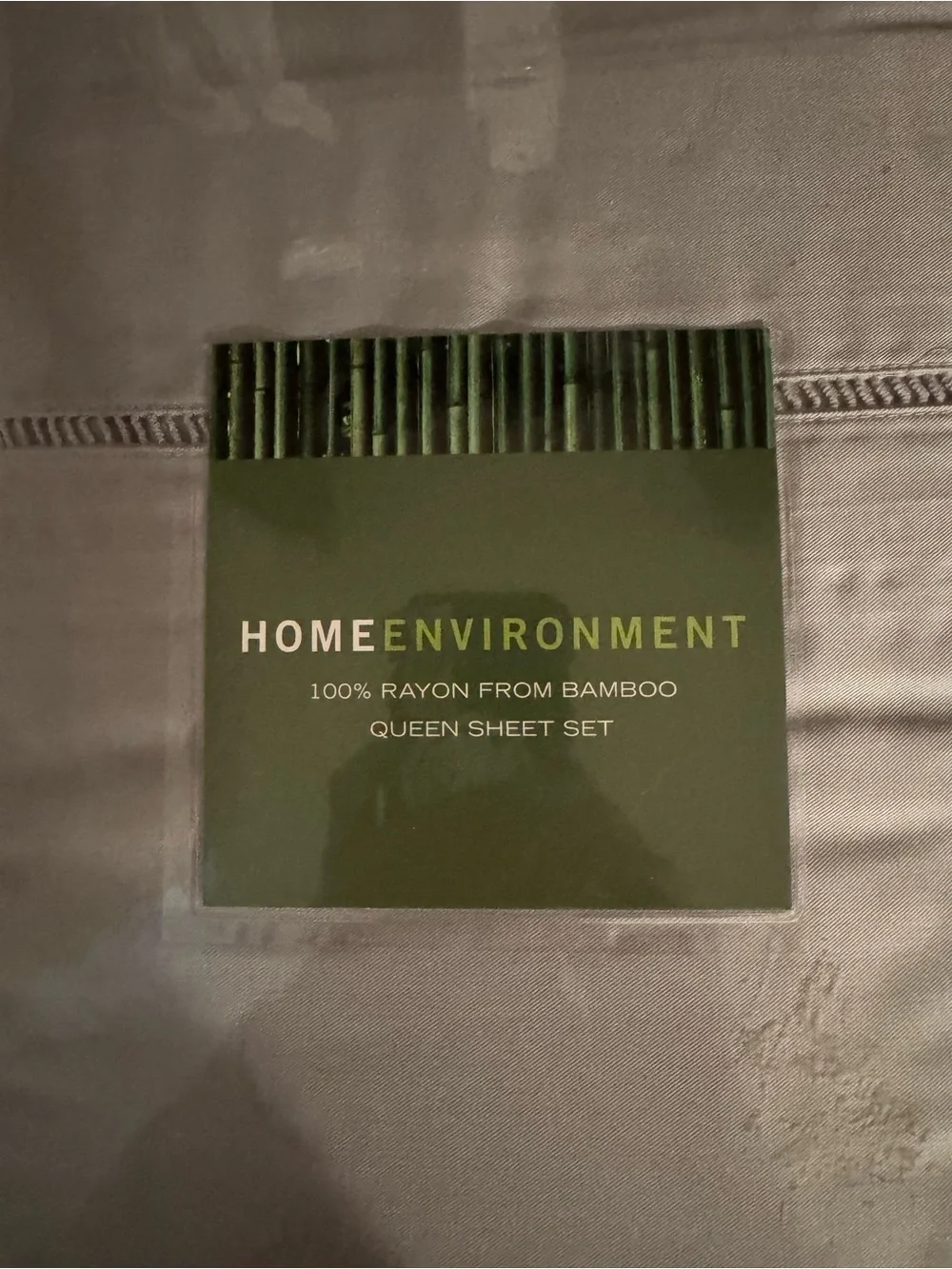 Home Environment Queen Sheet Set - light grey